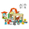 Lego duplo town 10416 dieren verzorgen op de boerderij