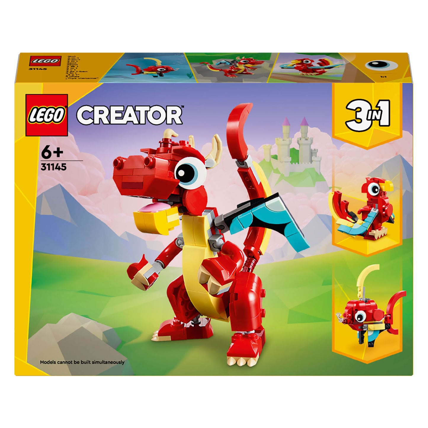 Lego LEGO Creator 31145 Dragón Rojo