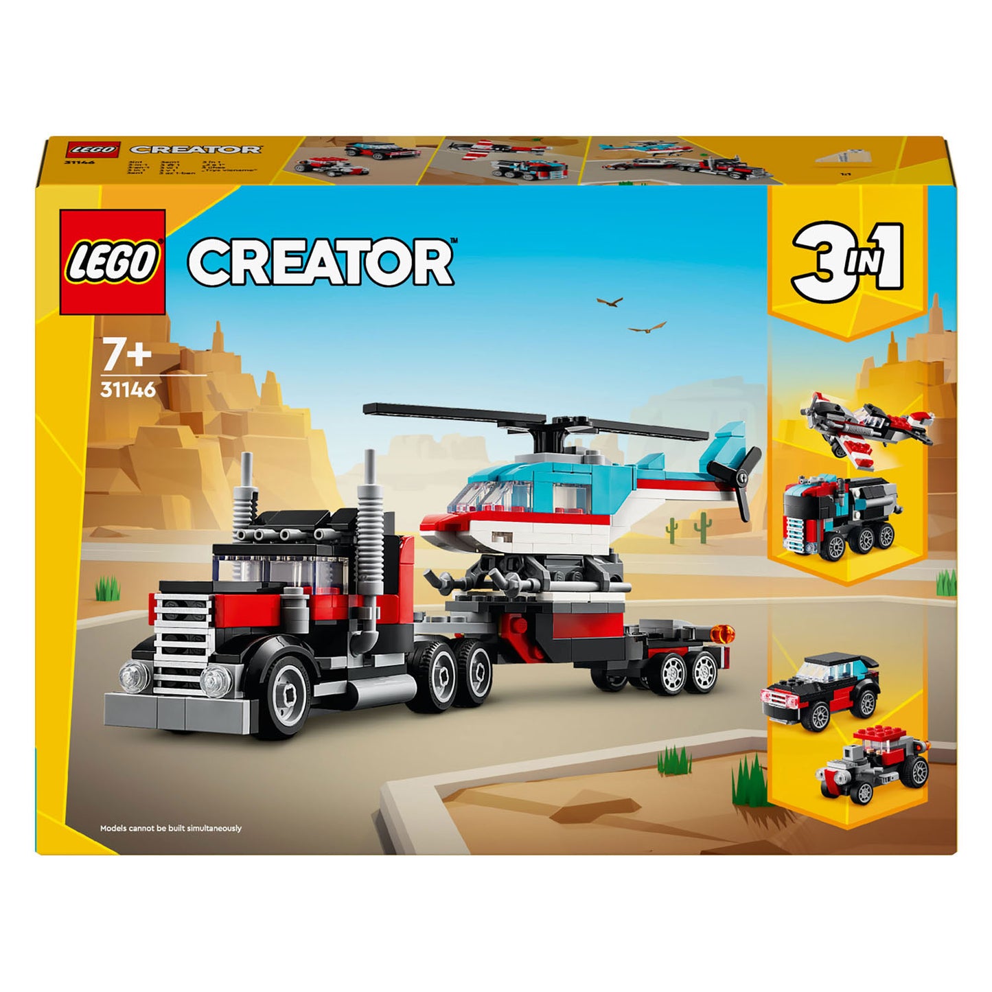 Lego creator 31146 truck met helikopter