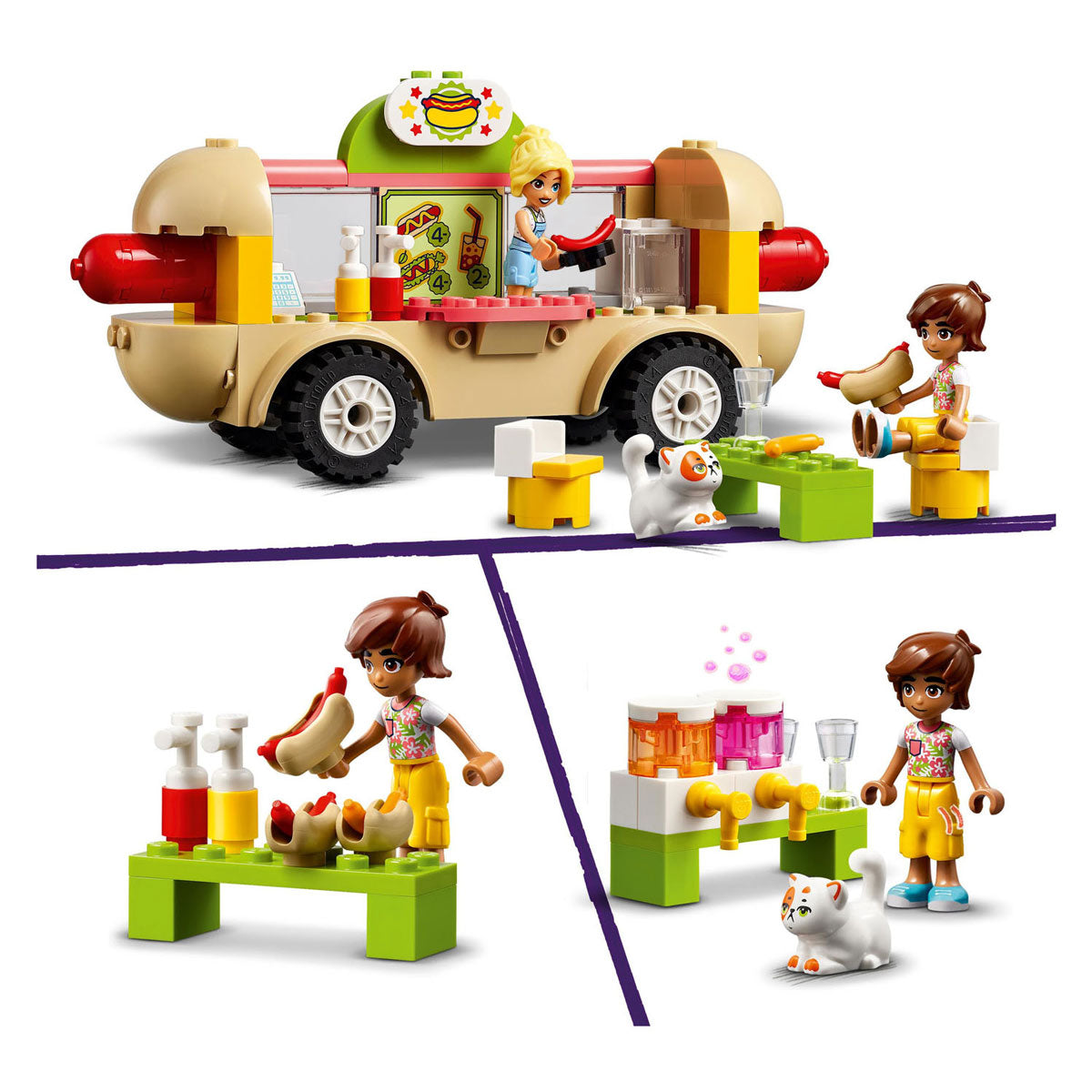 Lego LEGO Friends 42633 Camión de comida para perritos calientes