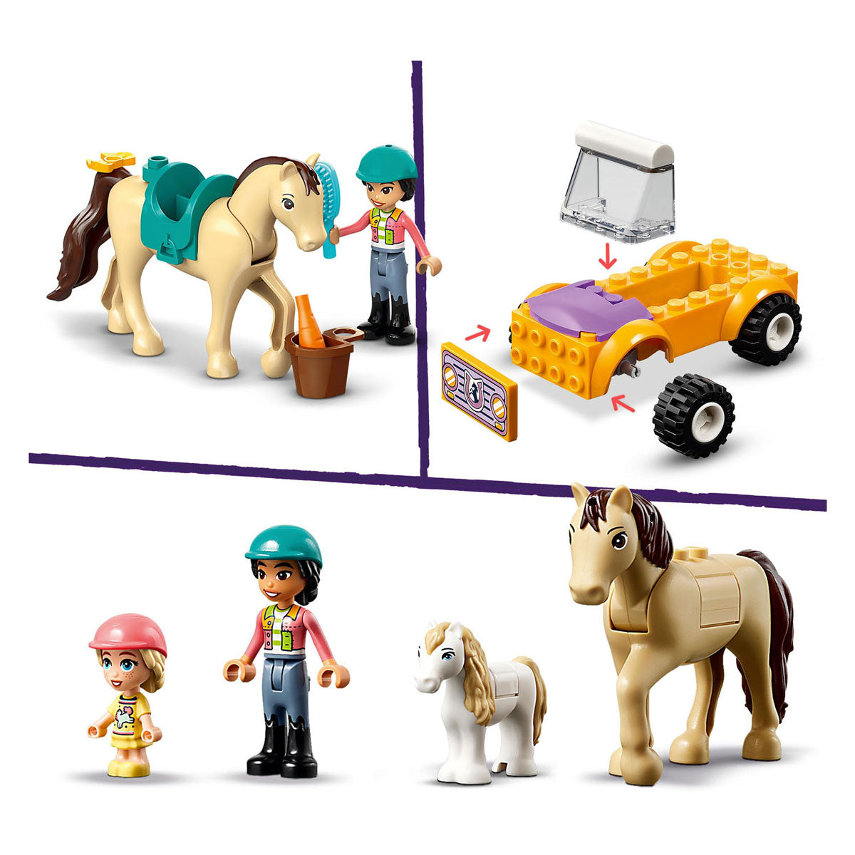 LEGO LEGO AMIGOS 42634 Caballero y Pony Trailer