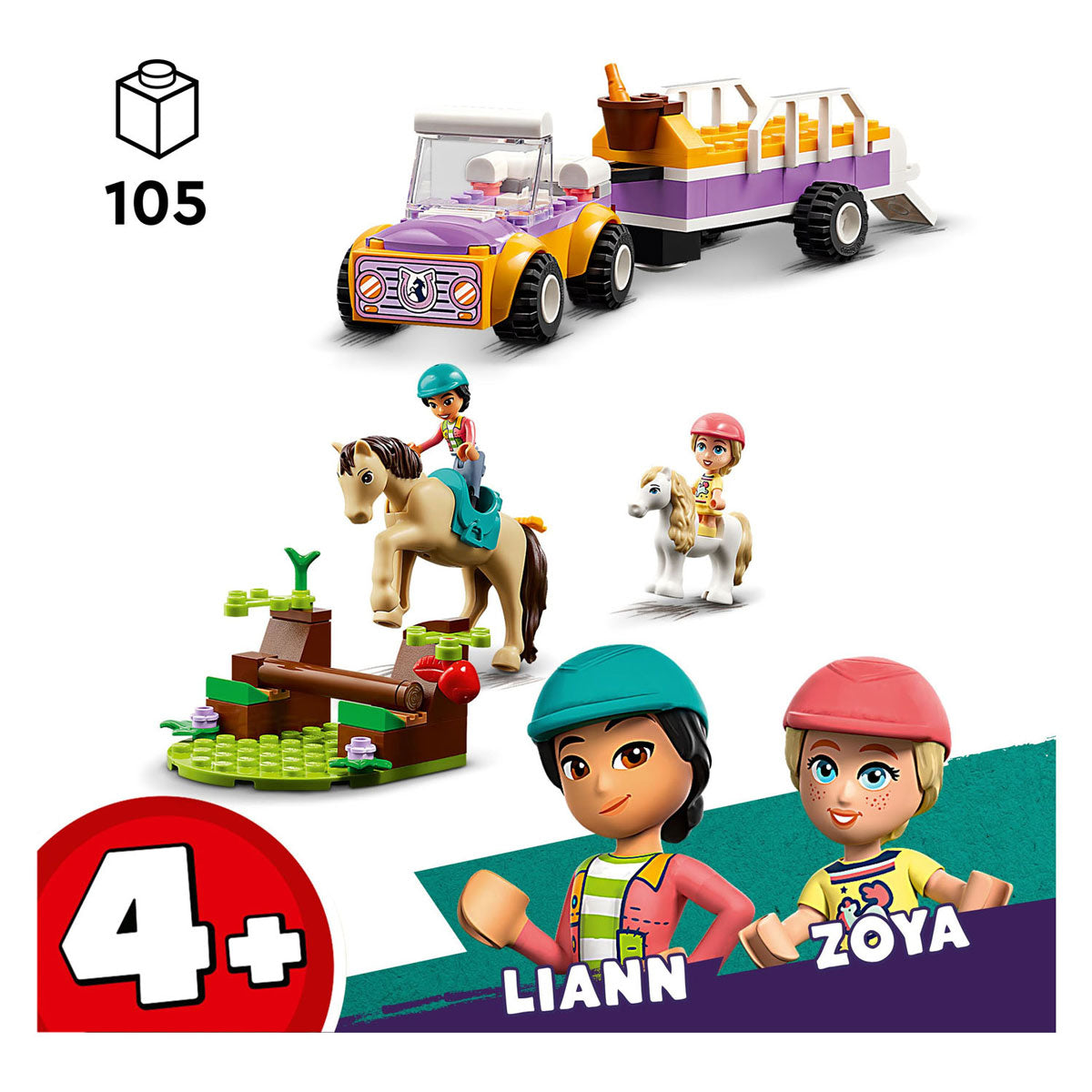LEGO LEGO AMIGOS 42634 Caballero y Pony Trailer