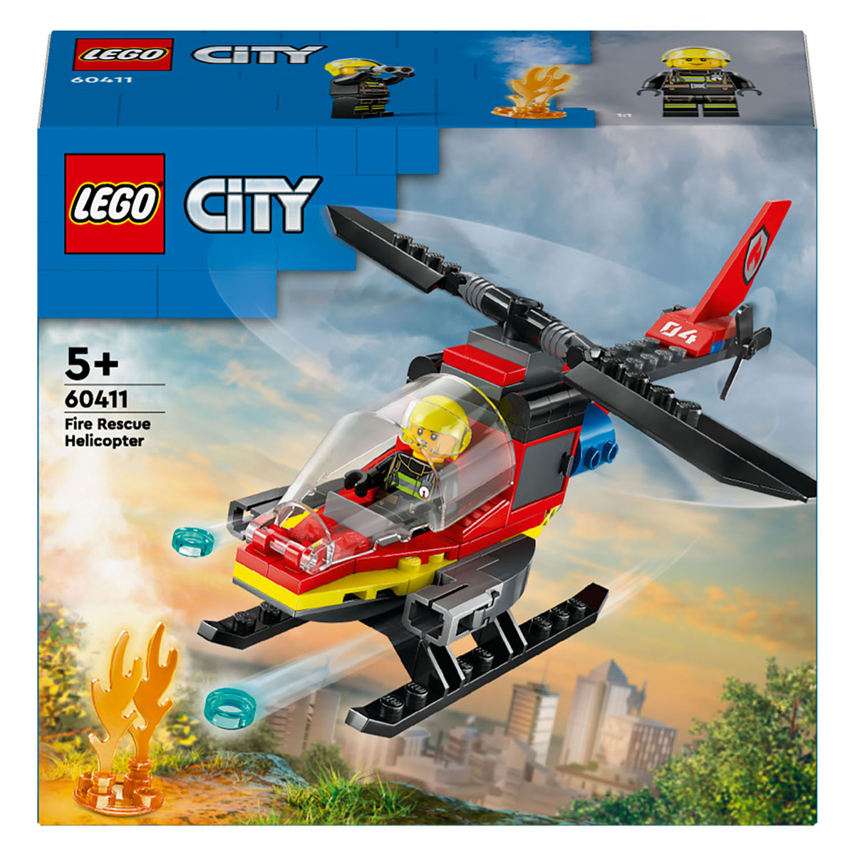 Lego city brandweerhelikopter - 60411