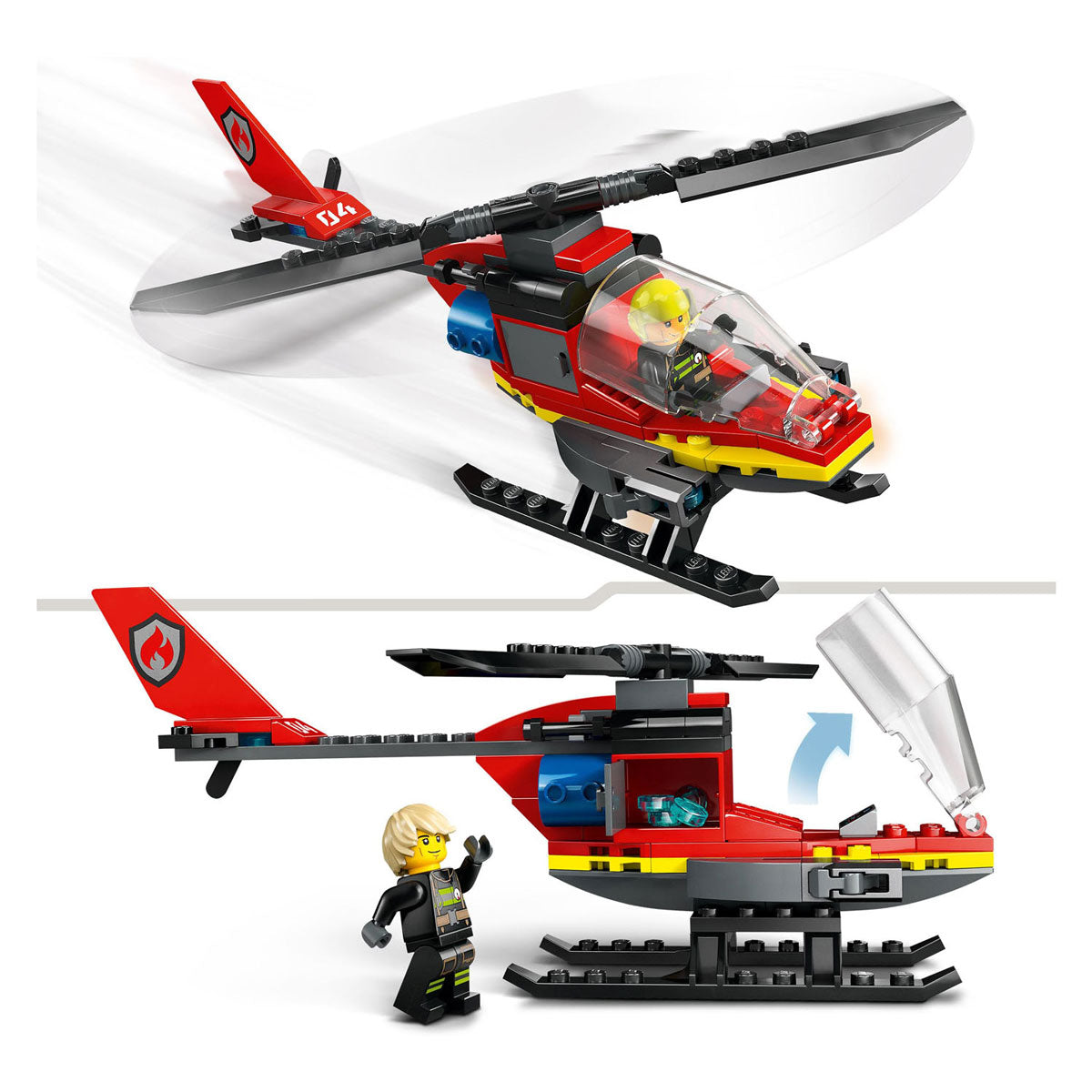 Lego city 60411 brandweerhelikopter