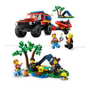 Lego LEGO City 60412 Coche de Bomberos 4X4 con Bote de Rescate