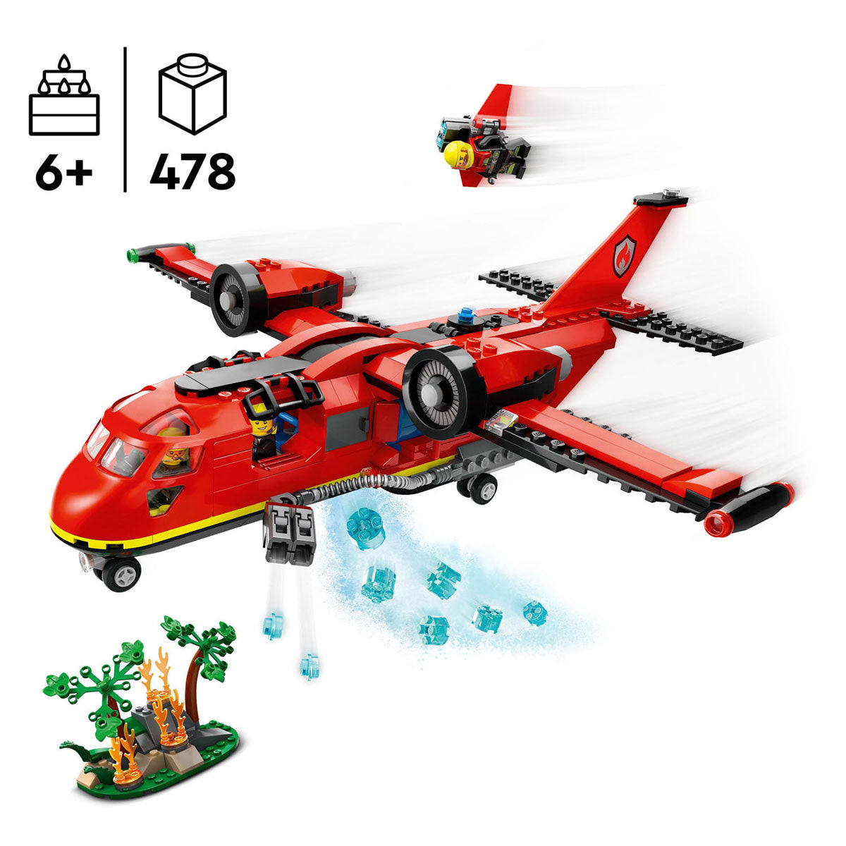 LEGO LEGO CITY 60413 Avión de la chimenea