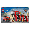 Lego city brandweerkazerne en brandweerauto - 60414