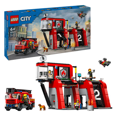 Lego LEGO City 60414 Parque y camión de bomberos