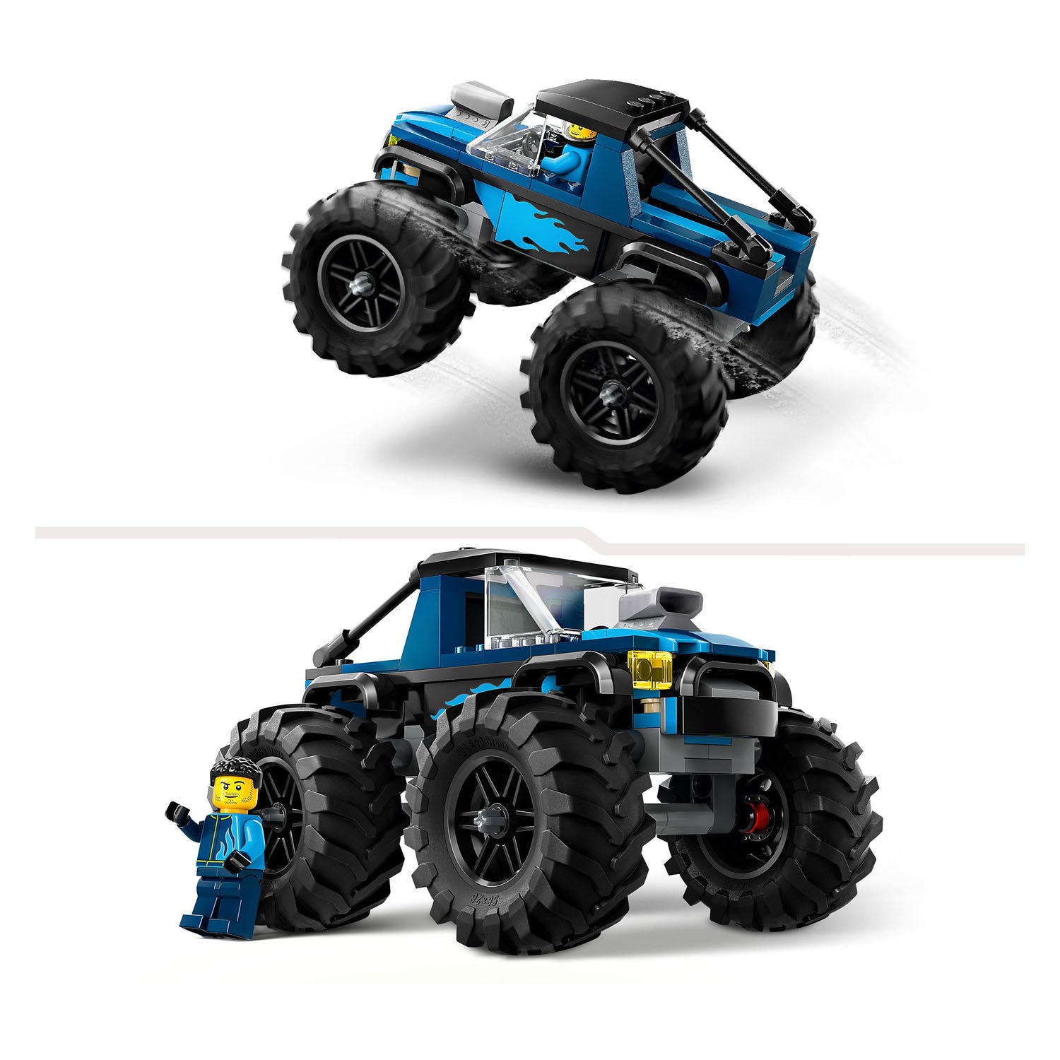 Lego city 60402 blauwe monstertruck