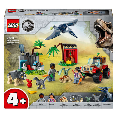 LEGO LEGO JURASSIC WORLD 76963 Centro de rescate para babydinosaurios