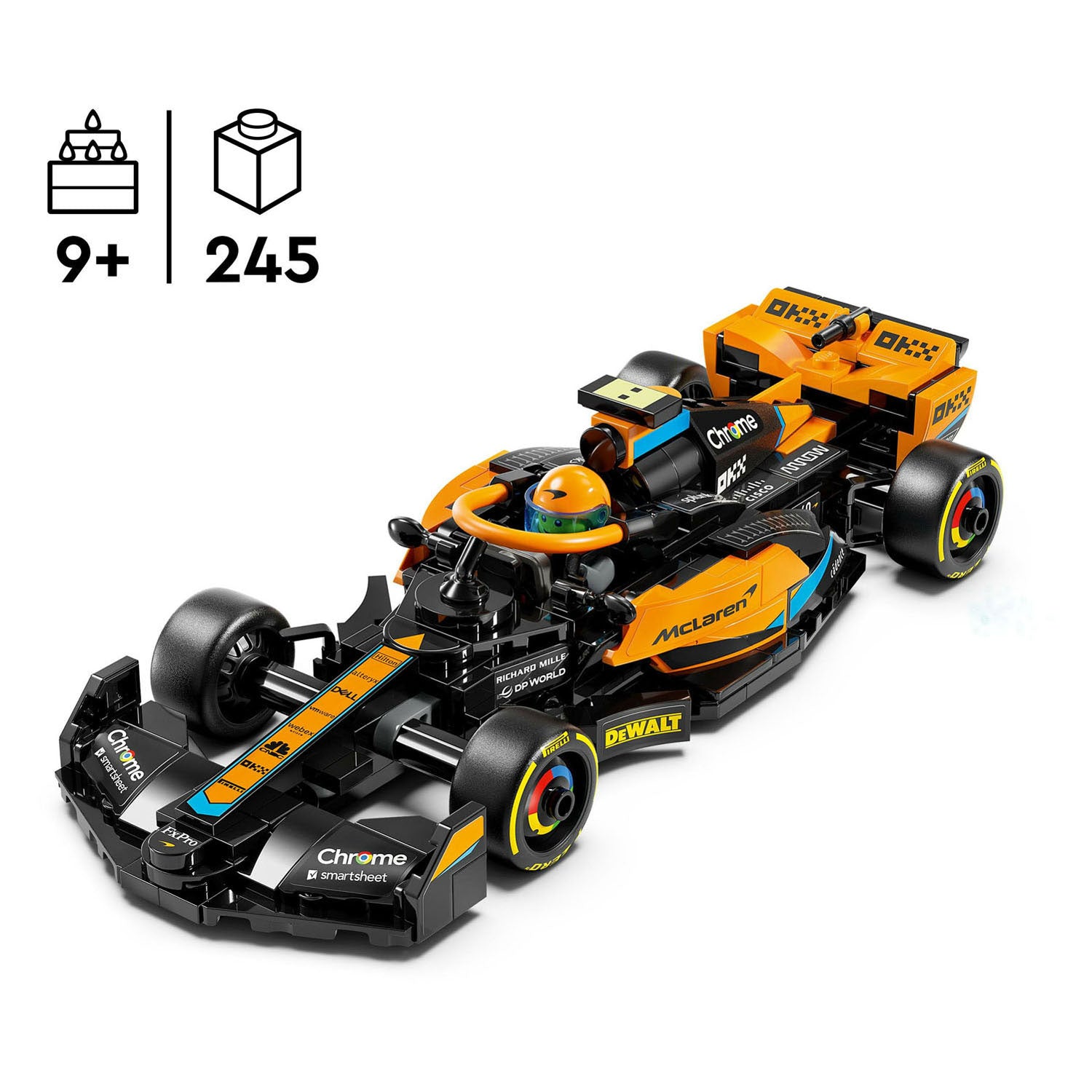 Lego Lego Speed ​​Champions 76919 McLaren Formula 1 Racing Car 2023