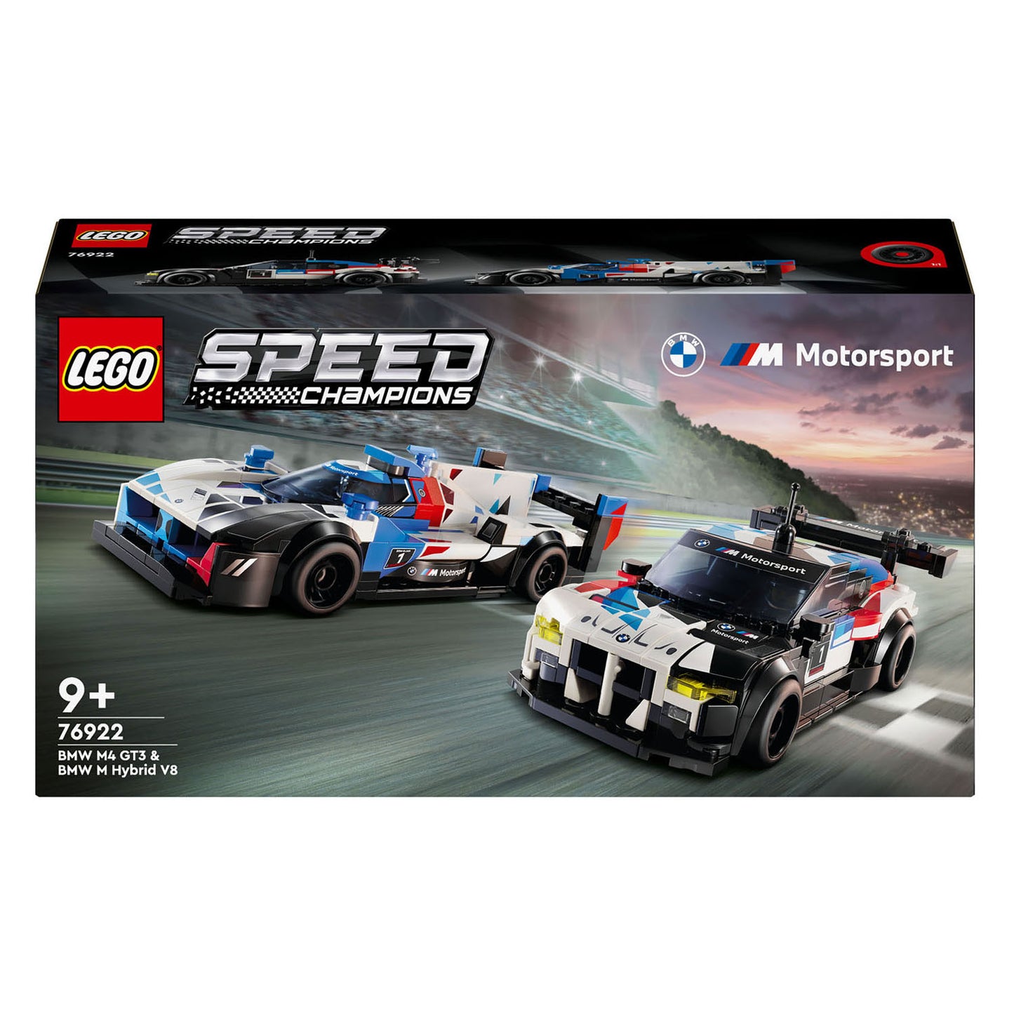 LEGO LEGO Speed ​​Champions 76922 BMW M4 GT3 e BMW M Hybrid V8 Racing Cars