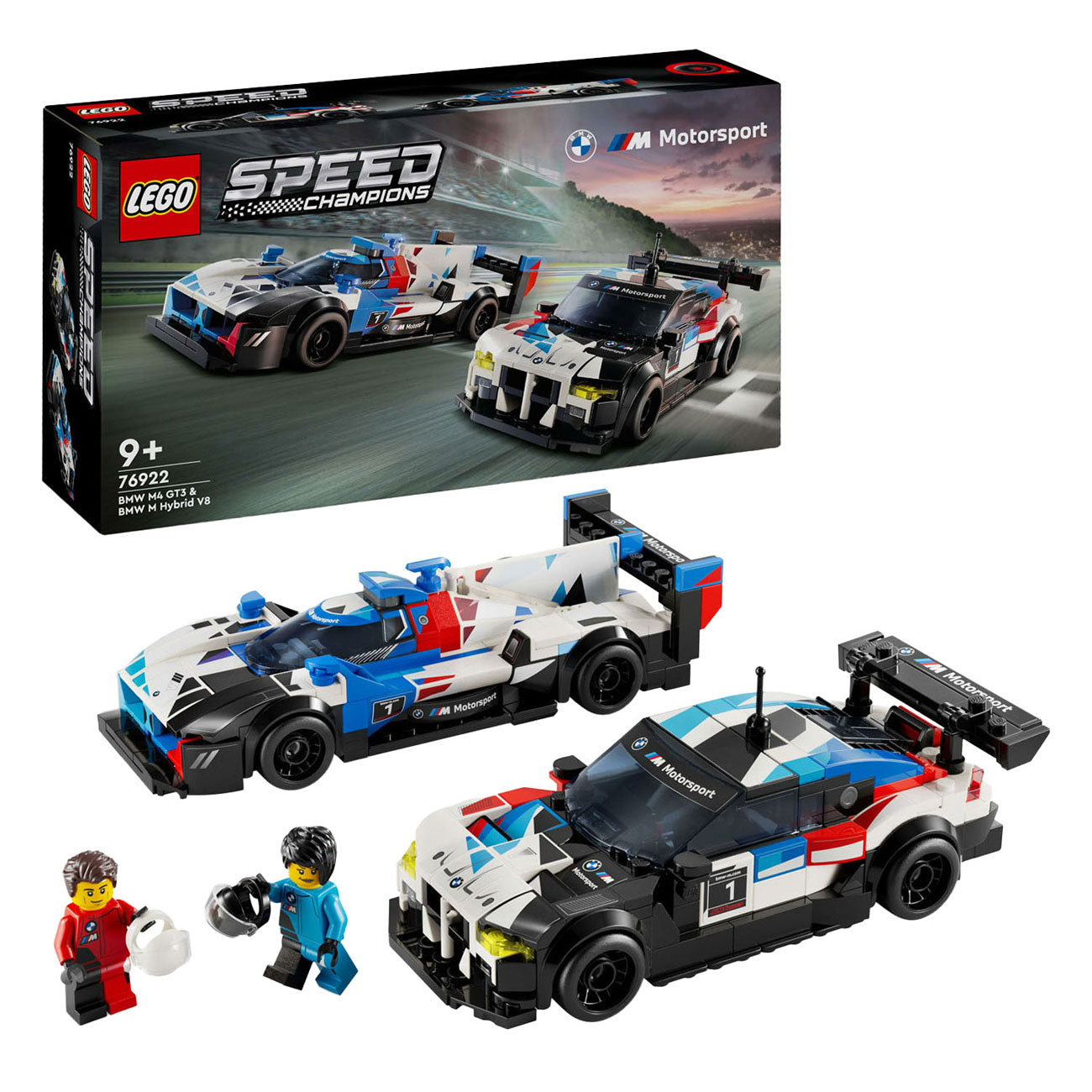 LEGO LEGO Speed ​​Champions 76922 BMW M4 GT3 e BMW M Hybrid V8 Racing Cars