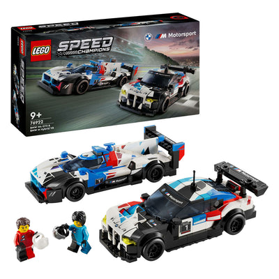 LEGO LEGO Speed ​​Champions 76922 BMW M4 GT3 y BMW M Hybrid V8 Racing Cars Racing