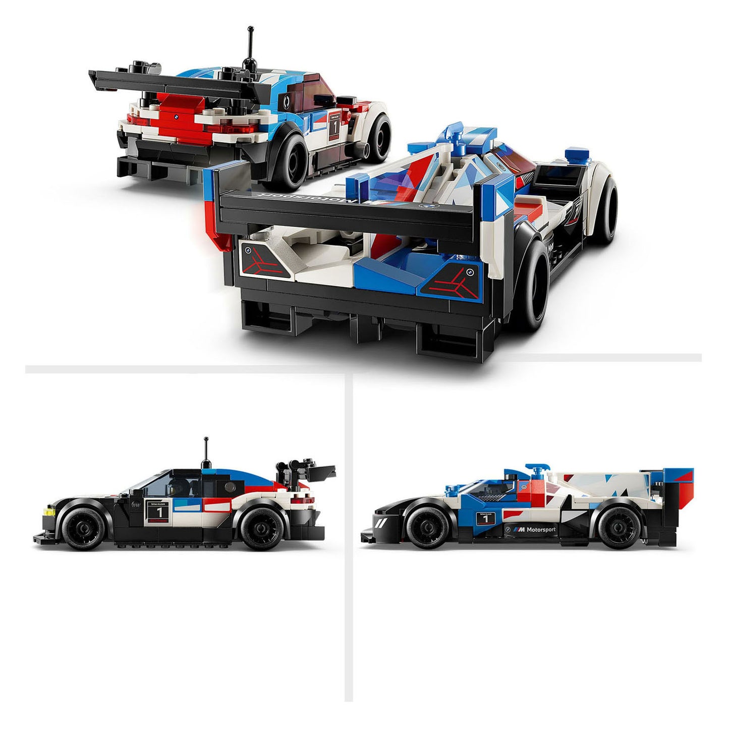 LEGO LEGO Speed ​​Champions 76922 BMW M4 GT3 e BMW M Hybrid V8 Racing Cars