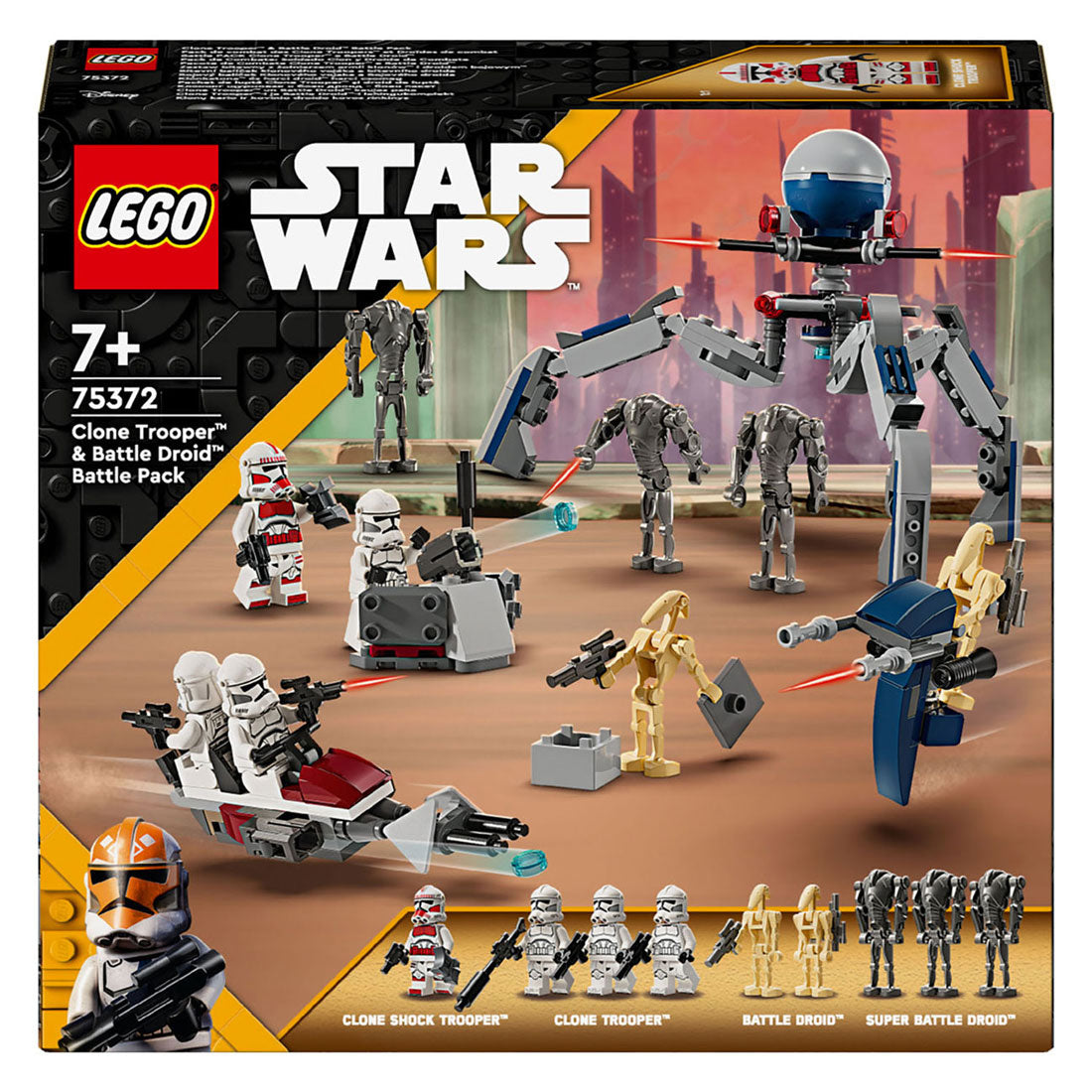 Lego Lego Star Wars 75372 Clone Trooper e Battle Droid Battle Pack