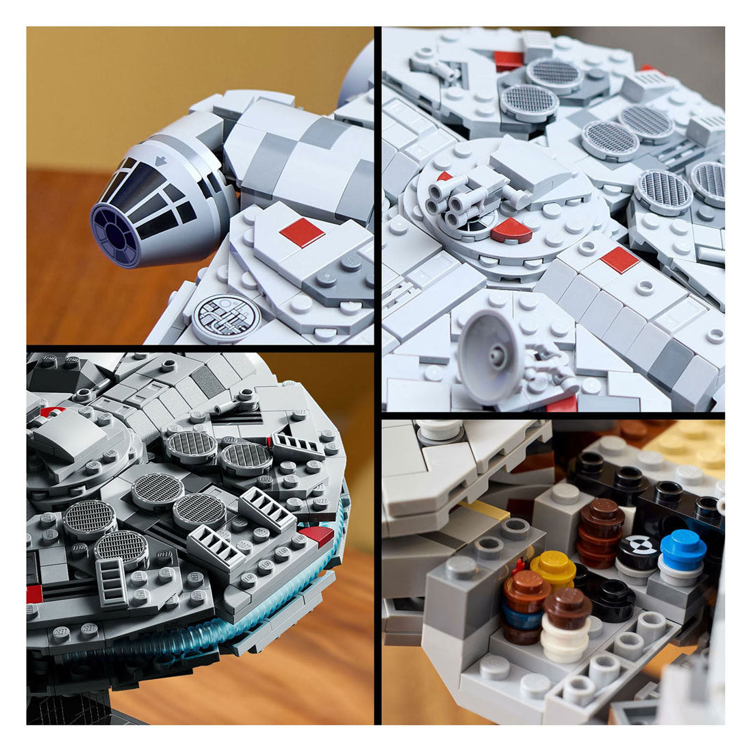 Lego lego star wars 75375 halcón milenario
