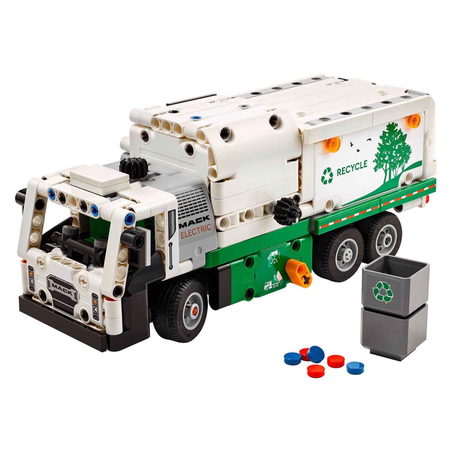 Lego LEGO Technic 42167 Mack Lr camion elettrico della spazzatura