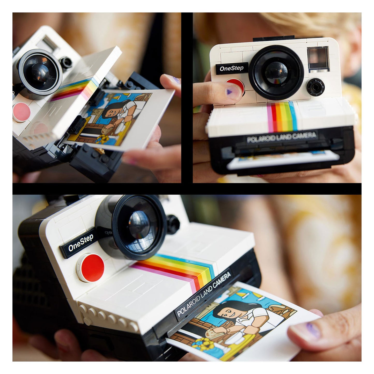 Lego ideas polaroid onestep sx-70 camera - 21345