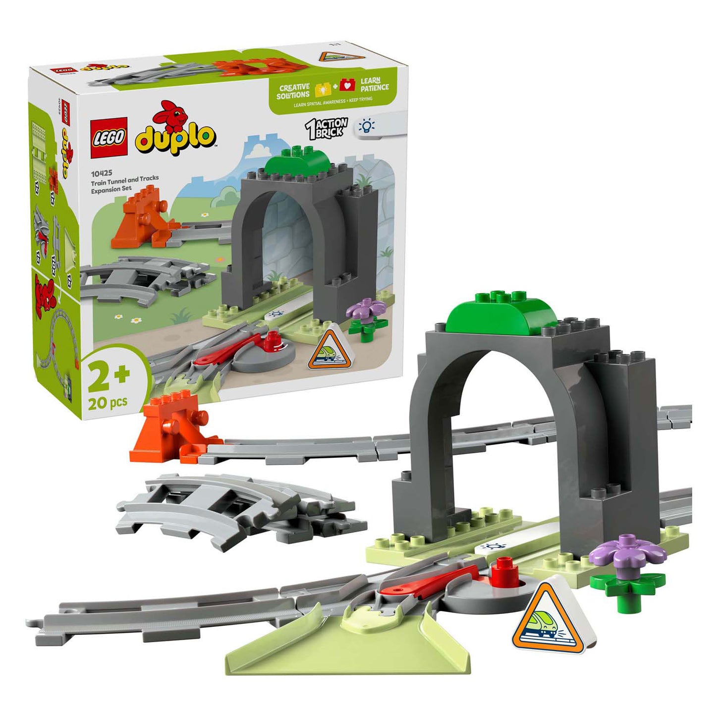 Lego Lego Duplo Town 10425 Treintunel and Rails Expansion Set