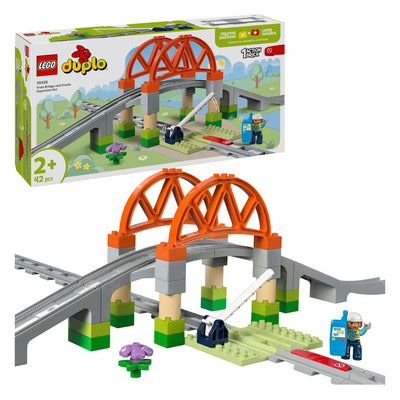 LEGO LEGO DUPLO TOWN 10426 Puente de trenes y rieles de expansión set