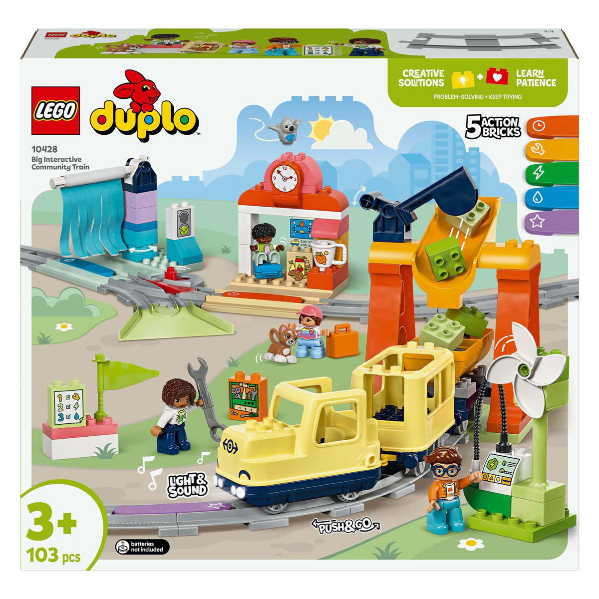 LEGO LEGO Duplo Town 10428 Gran tren del vecindario interactivo