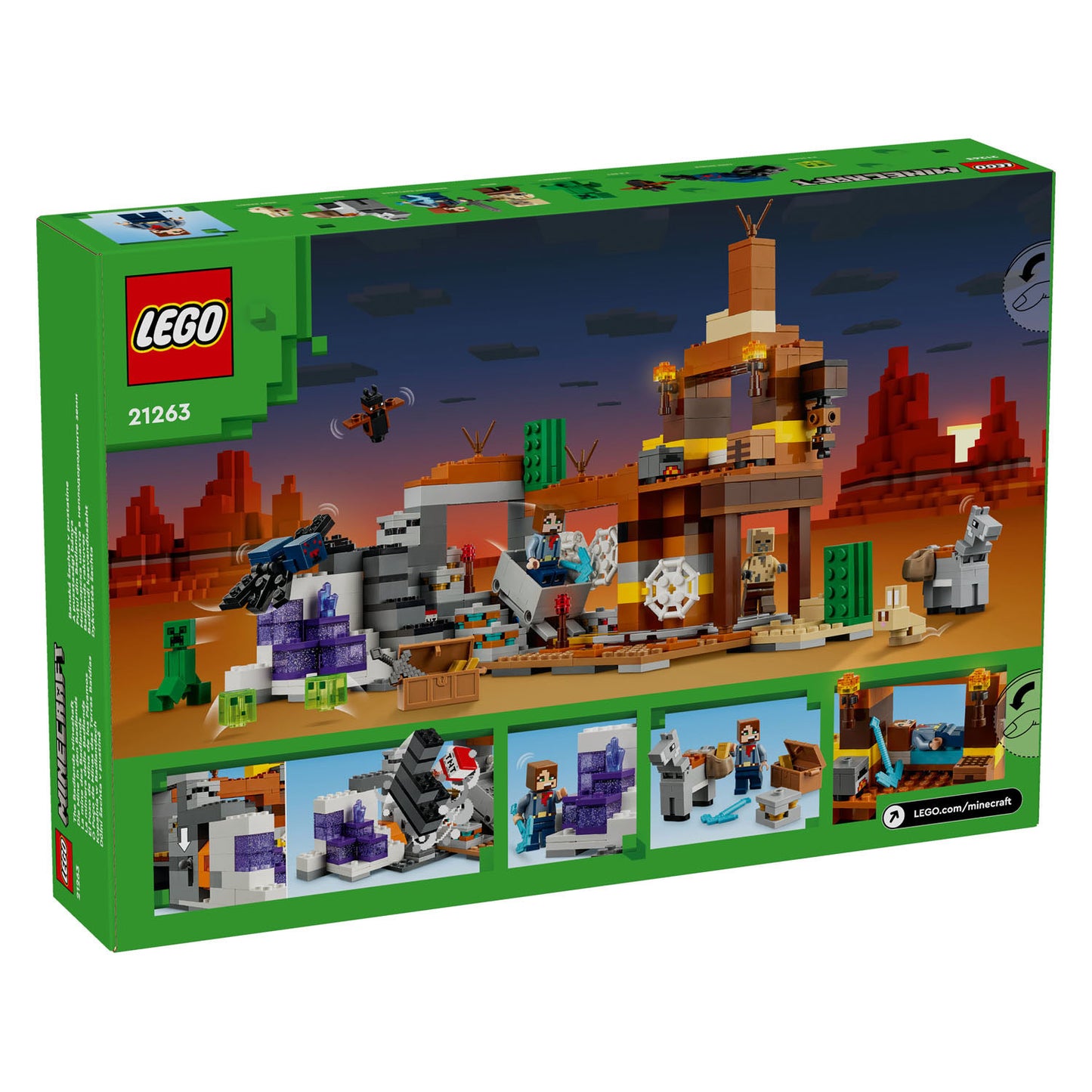 LEGO LEGO Minecraft 21263 El eje Woenstijmijn