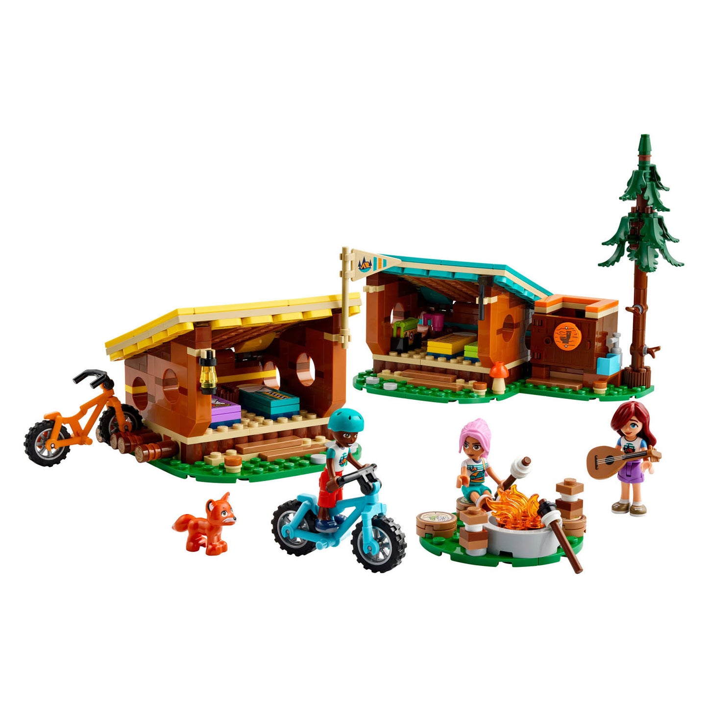Lego friends 42624 avonturenkamp knusse boshutten