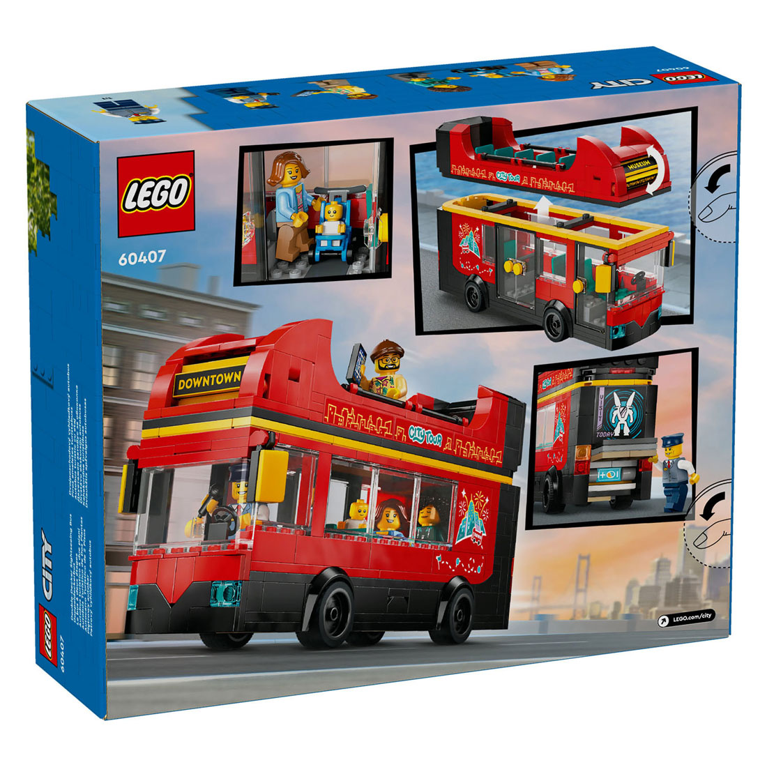 LEGO LEGO CITY 60407 Tourist Red Double Cock
