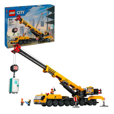 LEGO LEGO CITY 60409 Crane de construcción móvil amarilla