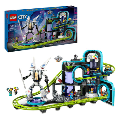 LEGO LEGO CITY 60421 Achtbaan en Robotwereld