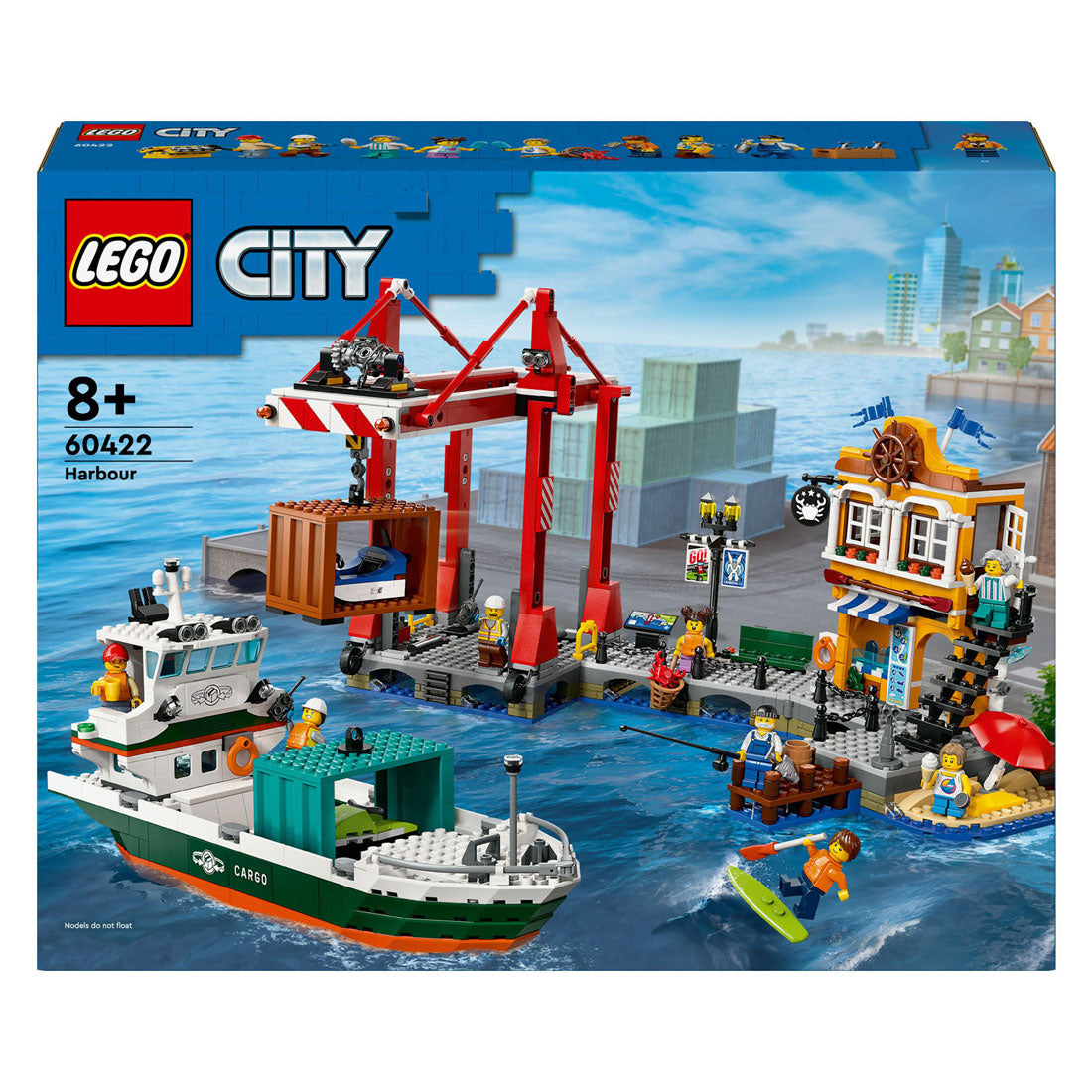 Lego LEGO CITY 60422 Puerto con barco de carga