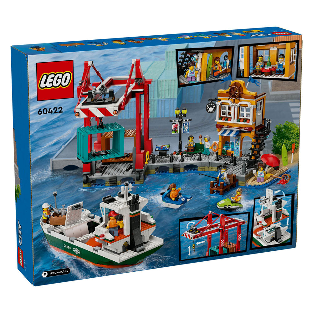 Lego LEGO CITY 60422 Puerto con barco de carga