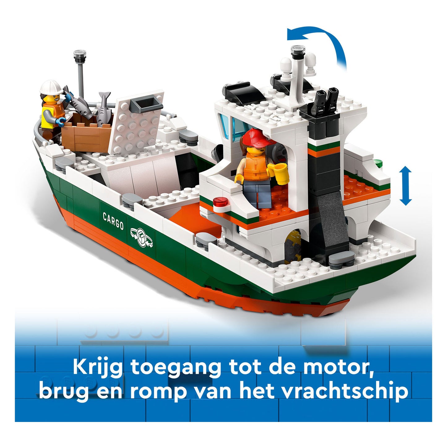 Lego LEGO CITY 60422 Puerto con barco de carga