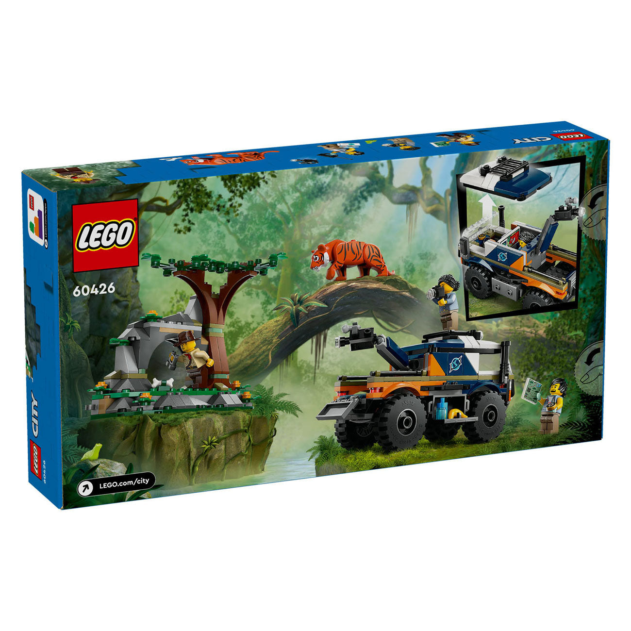 LEGO LEGO CITY 60426 Investigadores de la jungla: camión offroad