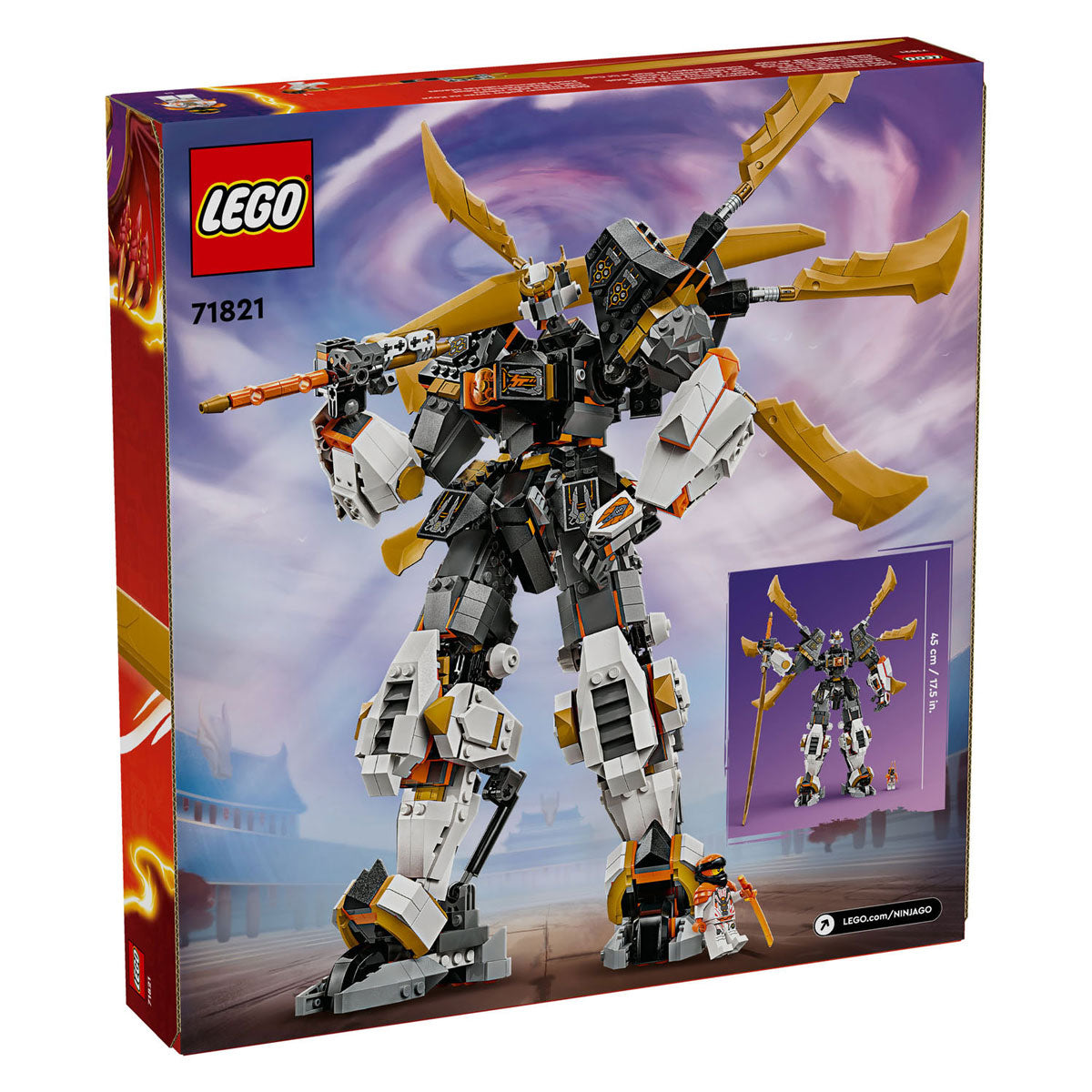 LEGO LEGO NINJAGO 71821 COLE's Giant Dragon Mecha