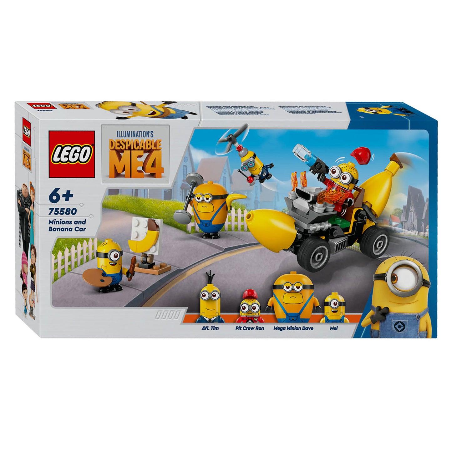 LEGO LEGO DESPECABLE ME 75580 MINIONES Y CAR BANANANO