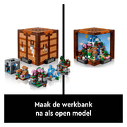 Lego minecraft 21265 de werkbank - afbeelding 3