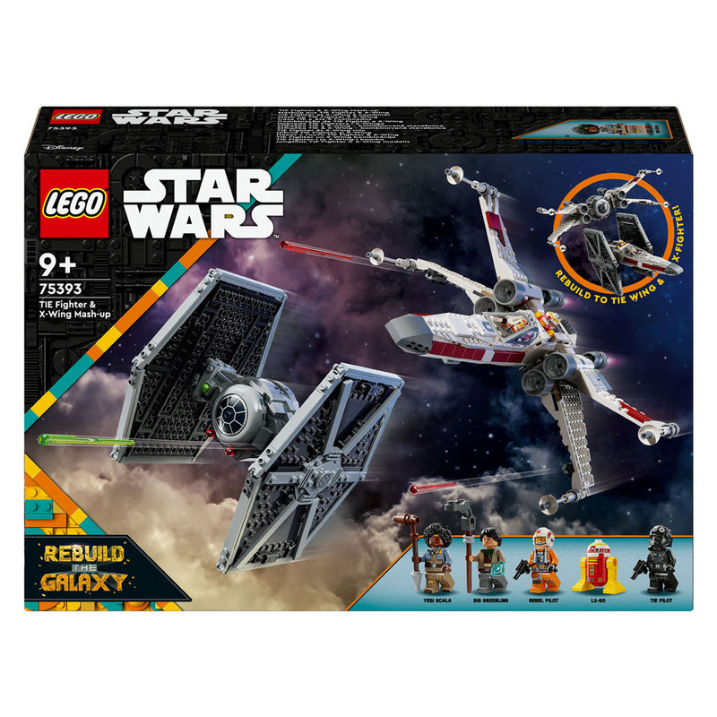 Lego Lego Star Wars 75393 Tie Fighter e X-Wing Combi
