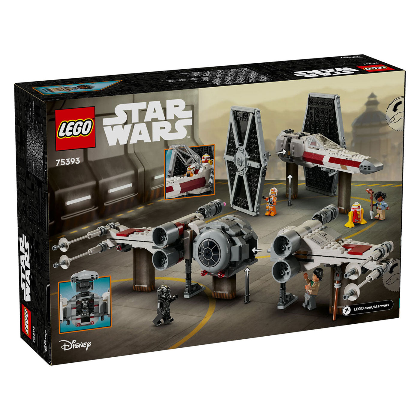 LEGO LEGO Star Wars 75393 Tie Fighter y X-Wing Combi