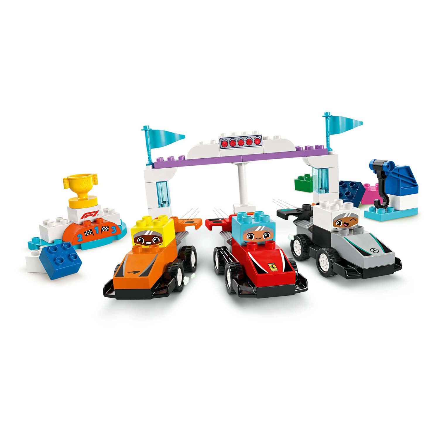 LEGO LEGO DUPLO CITTÀ 10445 F1 Auto da corsa e piloti F1