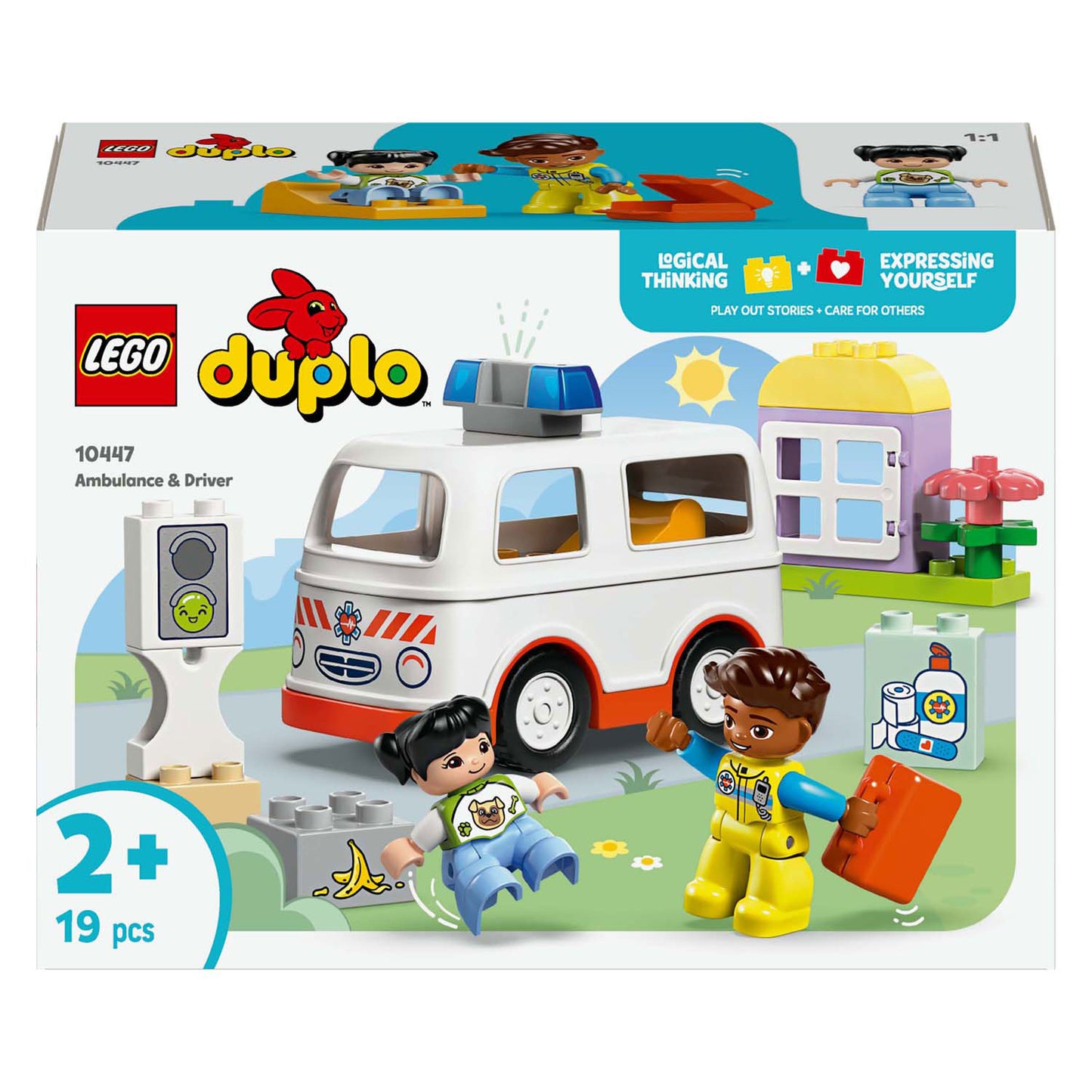 Lego Lego Duplo Town 10447 Ambulancia con conductor