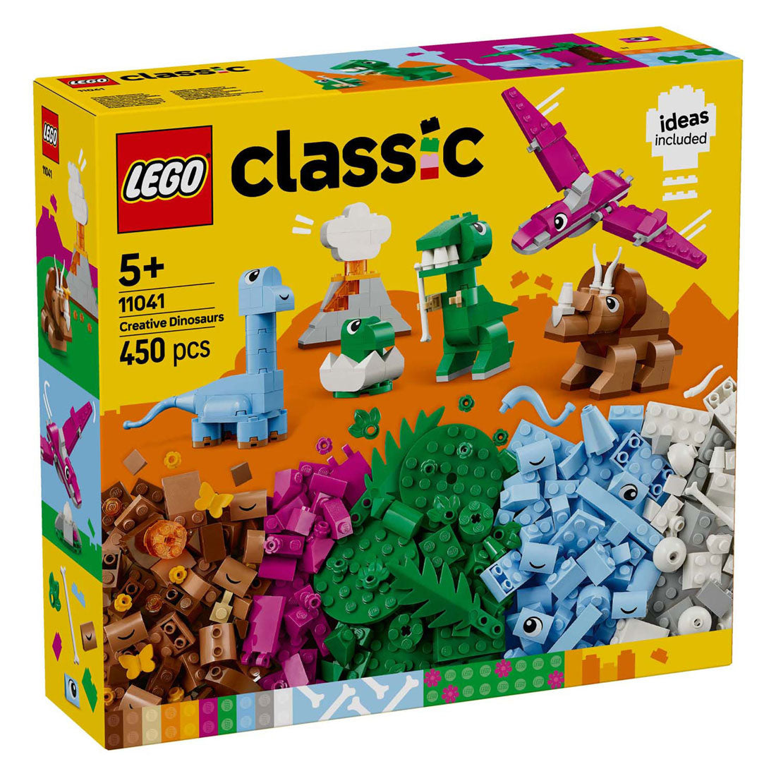 Lego classic - creatieve dinosaurussen constructiespeelgoed (11041)