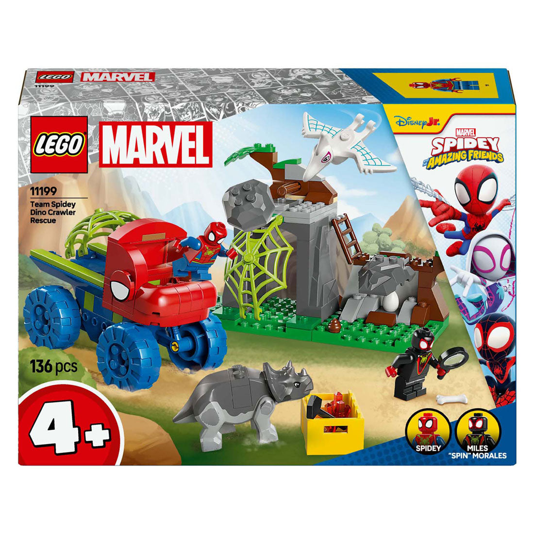 Lego Lego Spidey 11199 Team Spidey Resding Mission con Dinotruck
