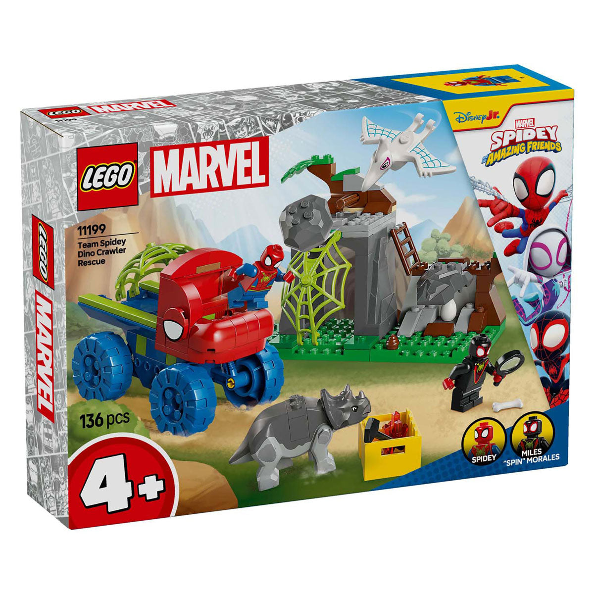 LEGO LEGO SPIDEY 11199 Equipo Spidey Reservar misión con dinotruck