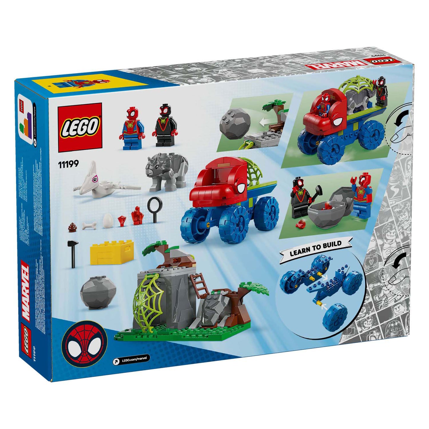 Lego Lego Spidey 11199 Team Spidey Resding Mission con Dinotruck
