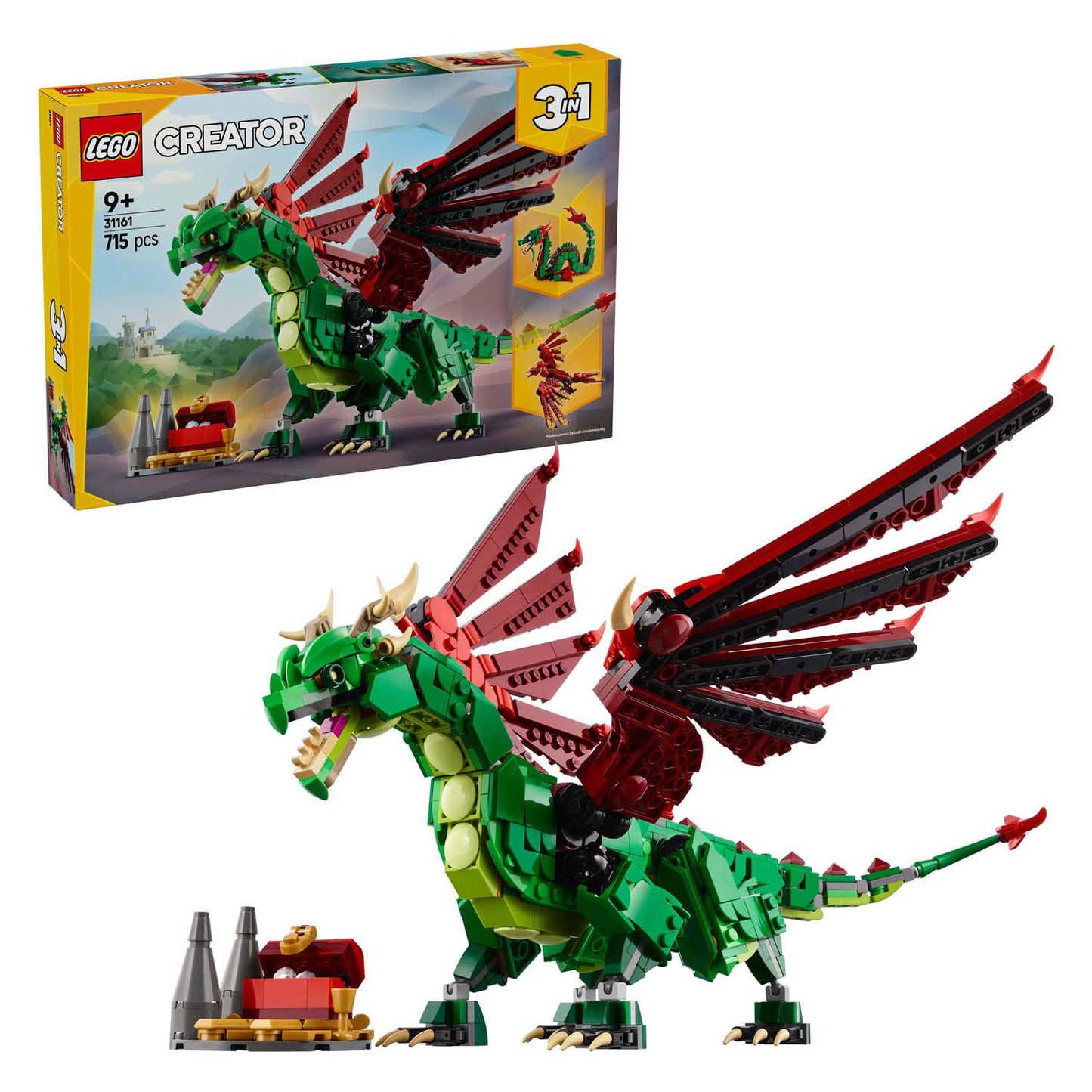 Lego lego creator 31161 middeleeuwse draak