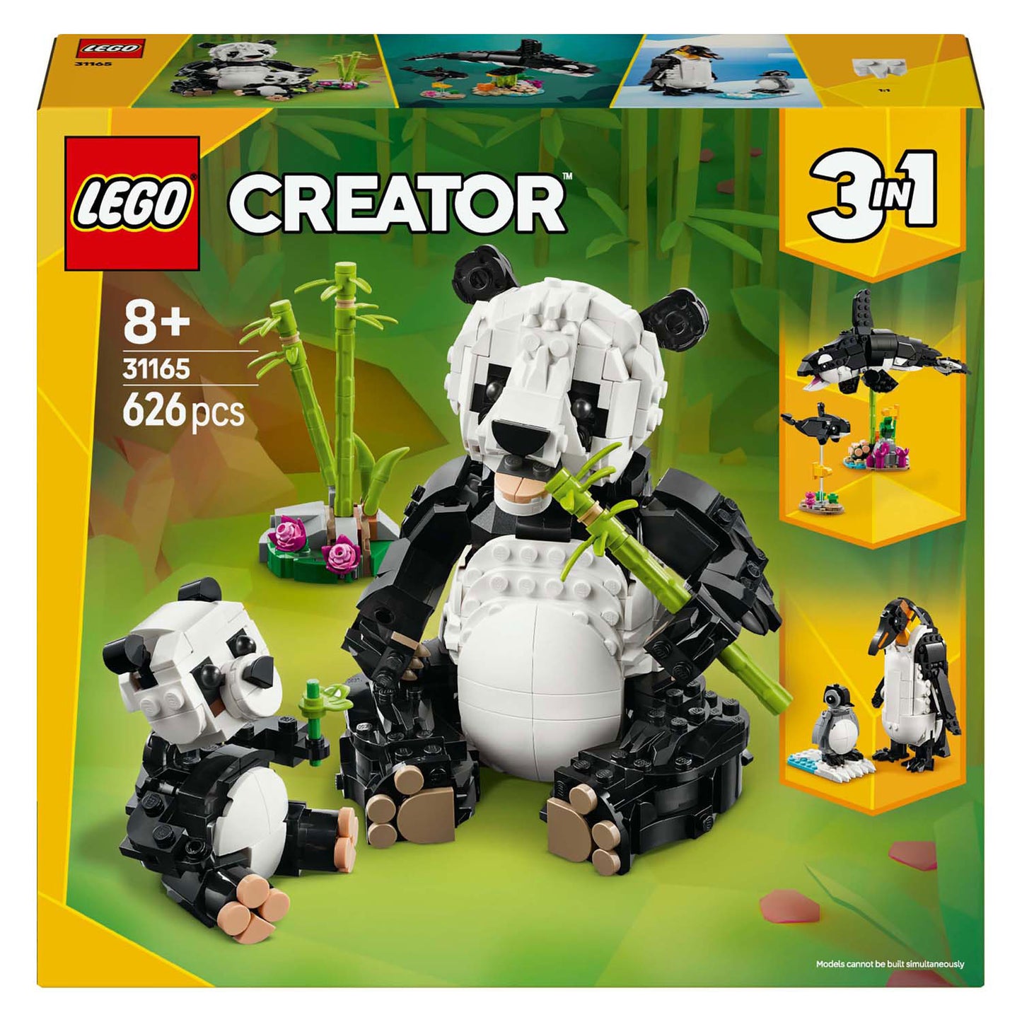 LEGO LEGO Creador 31165 Animales salvajes: familia Panda