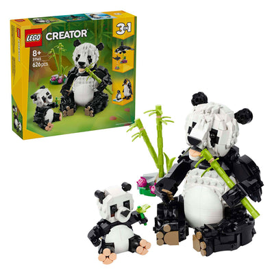 LEGO LEGO Creador 31165 Animales salvajes: familia Panda