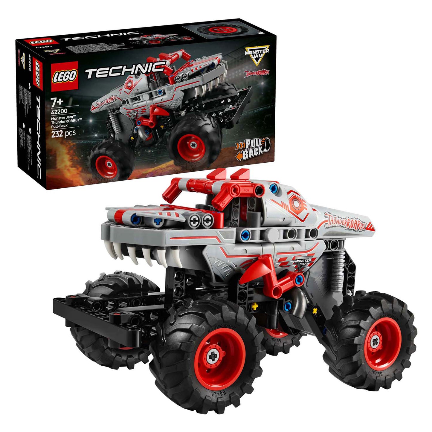 Lego lego technic 42200 monster jam thunderroarus pull-back